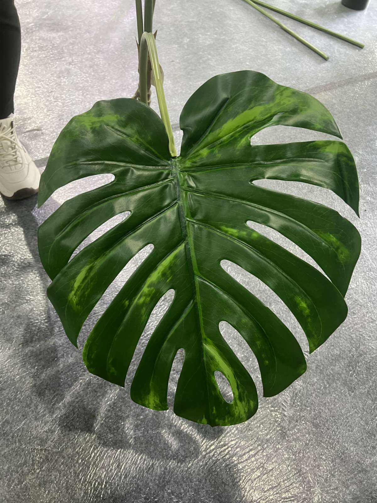 39"龟背芋叶特大枝 仿真手感