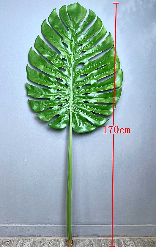 Monstera Real-Touch، لون أخضر فاتح.